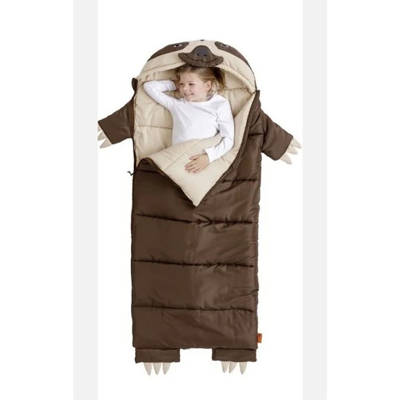 Ozark Trail Speedy the Sloth Kid's Sleeping Bag (62 in. x 24 in.) - Picture 4 of 12